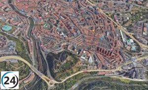 Detenido por amenazar de muerte y atrincherarse con armas blancas en un comercio en Bilbao.