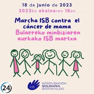 Organizaciones Solidarias Barakaldo y Acambi convocan marcha por investigación del cáncer de mama.