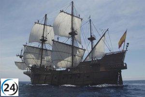 El barco 'Andalucía' llegará a Bermeo en abril.