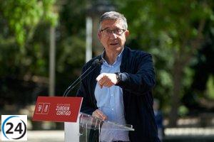 López acusa al PP de favorecer a los especuladores al rechazar la ley de vivienda.