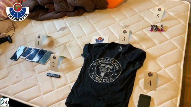 Cinco detenidos por disturbios antes del partido Real-Roma en San Sebastián.