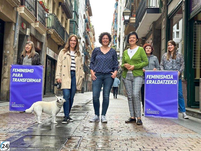 Podemos propone servicio gratuito de canguros en Bilbao.