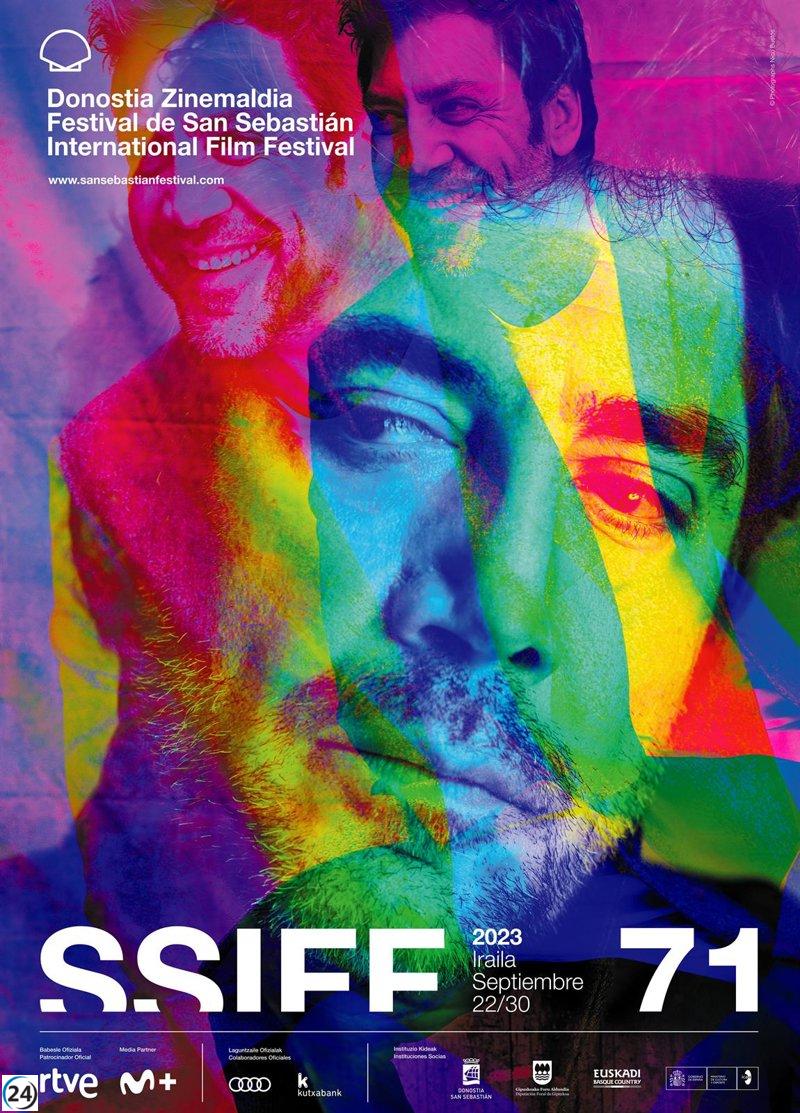 Javier Bardem recibe Premio Donostia y protagoniza cartel del Festival de San Sebastián 71.