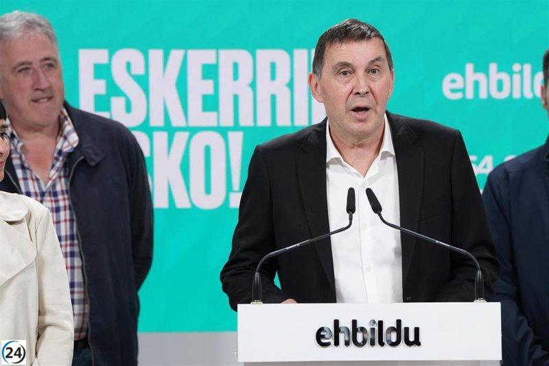 Otegi asegura que EH Bildu está lista para las elecciones generales y que su voto 