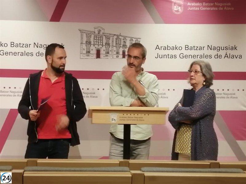 Elkarrekin Podemos se enorgullece de su influencia en Álava frente al próximo gobierno PNV-PSE.