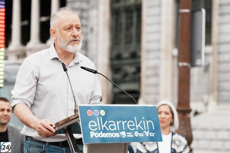 Roberto Uriarte cede lugar en lista de Sumar en Álava a Guillermo Presa.