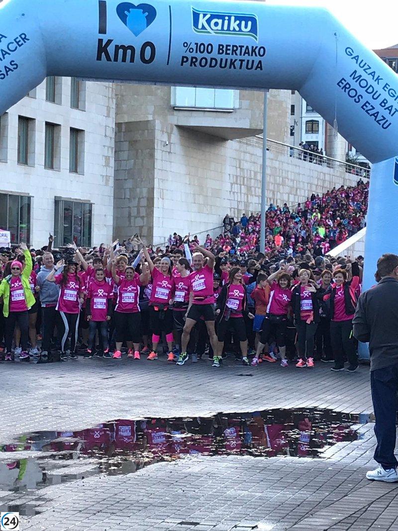 Inscripciones abiertas para carrera contra cáncer de mama en Bilbao el 8 de octubre.