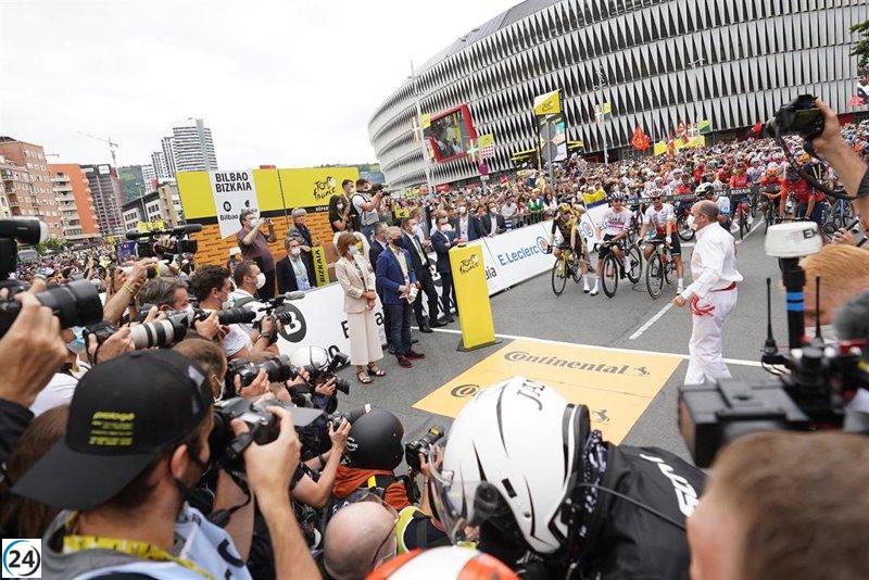 El Tour de Francia comienza en Bilbao y recorre Bizkaia en su primera etapa