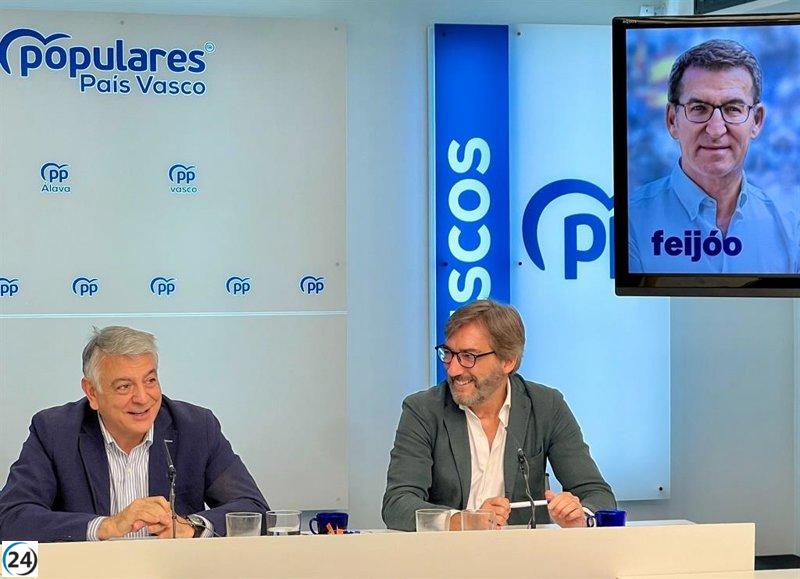De Andrés apela a votantes del PNV y señala al PP como única opción