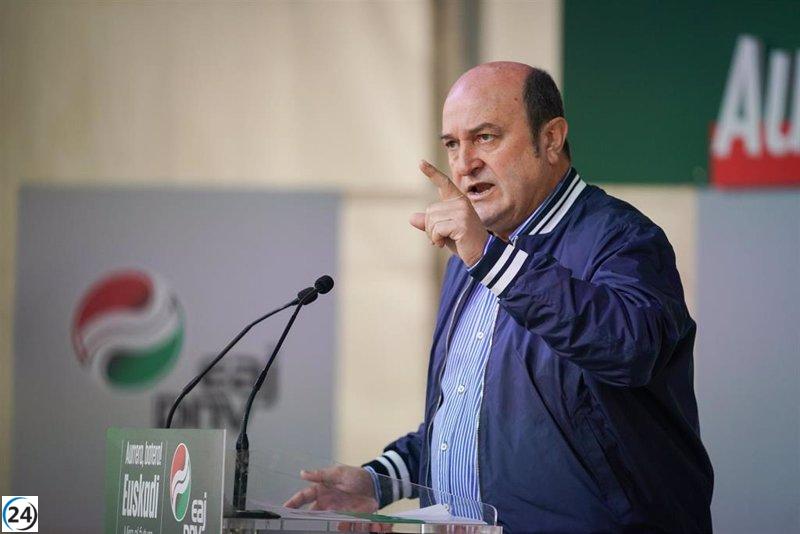 Ortuzar critica indiferencia de Sánchez y Feijóo hacia Euskadi y advierte sobre representación vasca