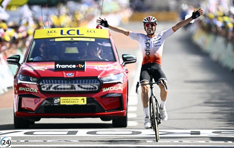 Ion Izagirre logra su segunda victoria vasca en el Tour de Francia.