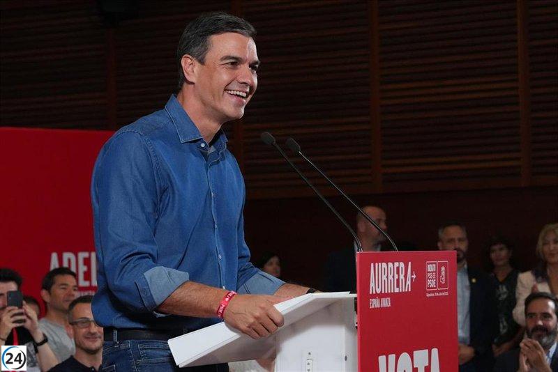 Sánchez cree en la proximidad de la victoria y reta a Feijóo a participar en el debate para desmentir