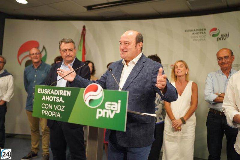 PNV mantiene su negativa a negociar la investidura de Feijóo