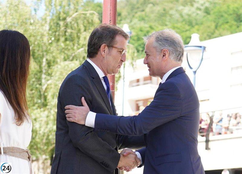 Urkullu insta a Feijóo a hablar con el PNV sobre la investidura