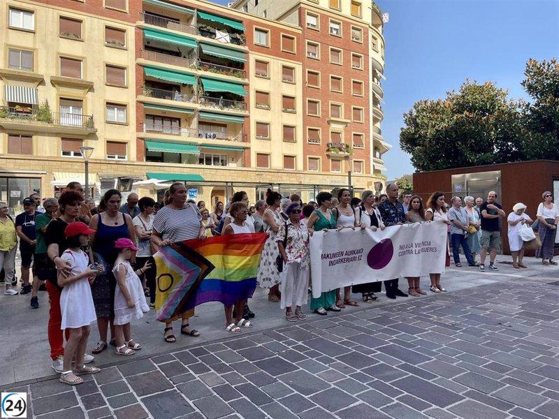 Concentración en Hondarribia para denunciar agresiones sexistas