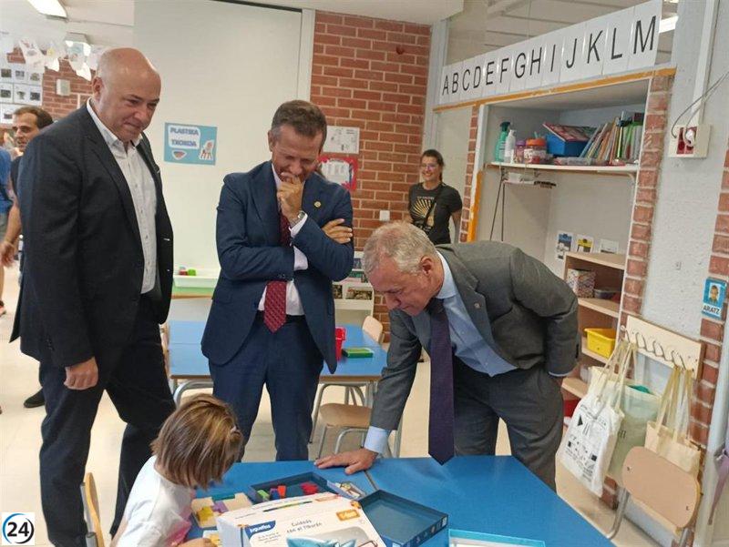 Urkullu promete una educación de calidad pero reconoce limitación de recursos