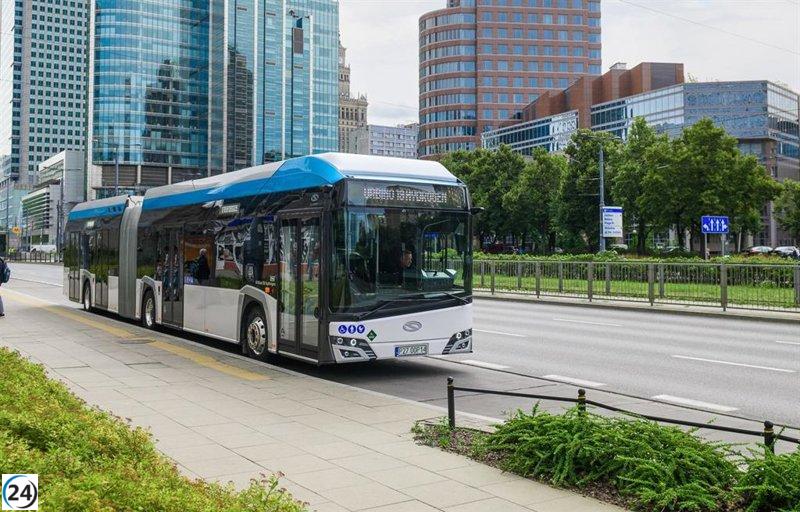Solaris gana contrato millonario para proveer de autobuses de hidrógeno a ciudades europeas.