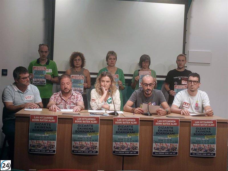 Huelgas masivas en centros de iniciativa social de Euskadi exigen un nuevo convenio
