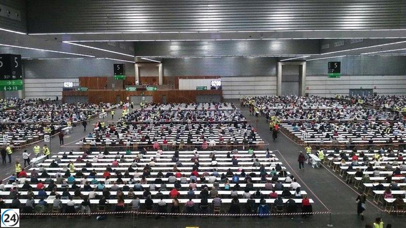 Éxito sin precedentes: Más de 80.000 aspirantes acuden a los exámenes de la OPE de Osakidetza en Barakaldo.