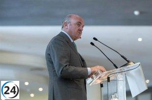 De Guindos pronostica una leve disminución de la inflación y avizora una economía estancada.