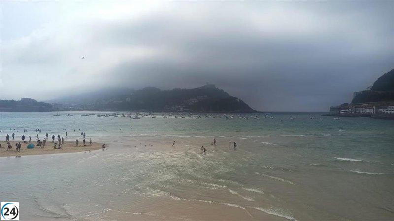 Anuncio de fuerte tormenta esta tarde en el País Vasco, con ventiscas de 60 km/h y drástica caída de las temperaturas.