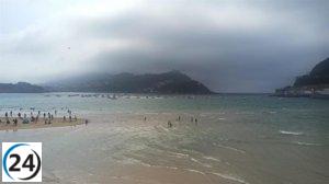 Anuncio de fuerte tormenta esta tarde en el País Vasco, con ventiscas de 60 km/h y drástica caída de las temperaturas.