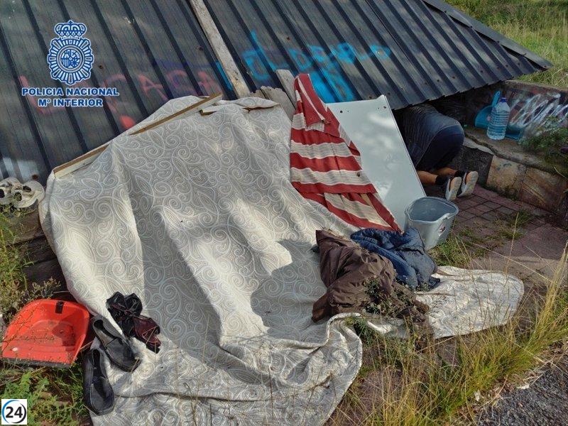 Operativo policial en Barakaldo desmantela dos asentamientos de migrantes irregulares y arresta a siete individuos