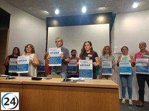 Sindicatos mantienen huelga del sector público por políticas laborales del Gobierno vasco