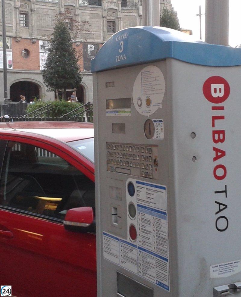 OTA Bilbao insta a los usuarios de su aplicación a desestimar un mensaje sobre la obtención de una tarjeta de estacionamiento.