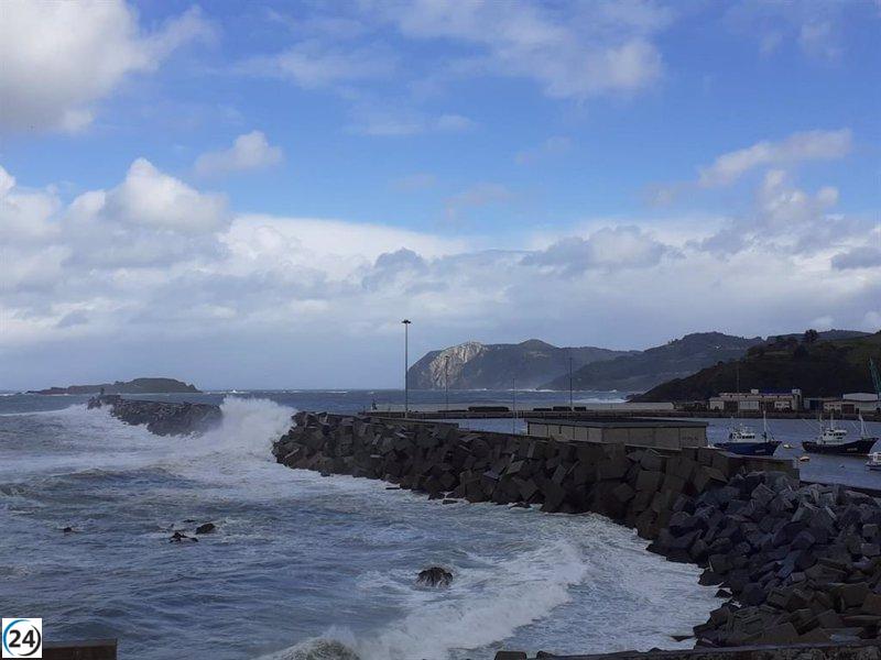 Advierten de peligro marítimo-costero en Euskadi por olas gigantes de más de 4 metros