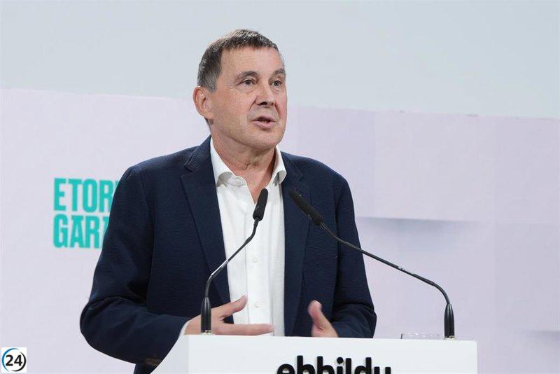 Otegi critica la aprobación apresurada de la Ley vasca de Educación por un Gobierno en funciones
