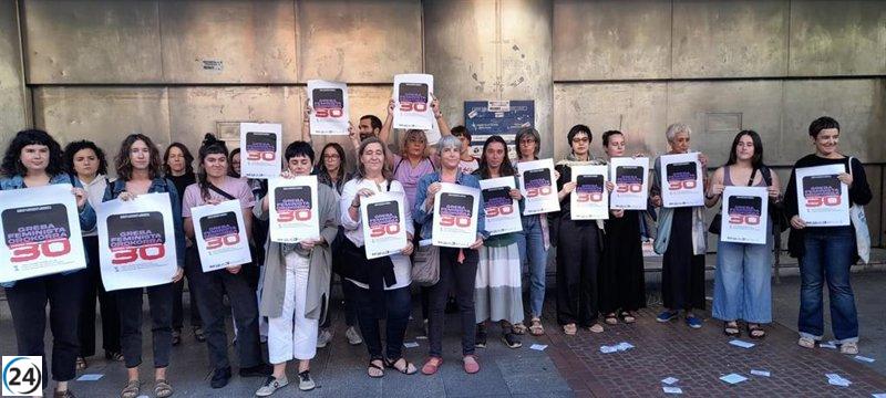 Huelga general feminista convoca a Euskadi en busca de un sistema de cuidados público y comunitario.