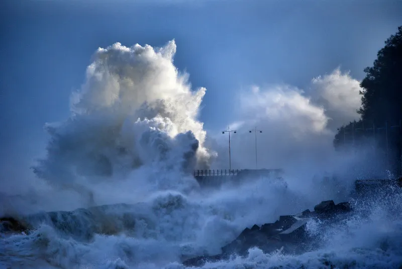 La costa vasca sufre las consecuencias del cambio climático